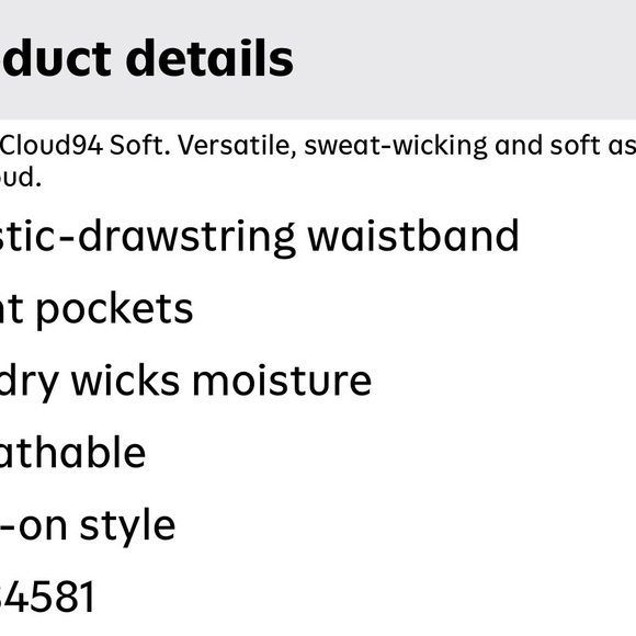 Pair of TWO Old Navy High-Waisted Cloud Motion Joggers - Picture 9 of 9